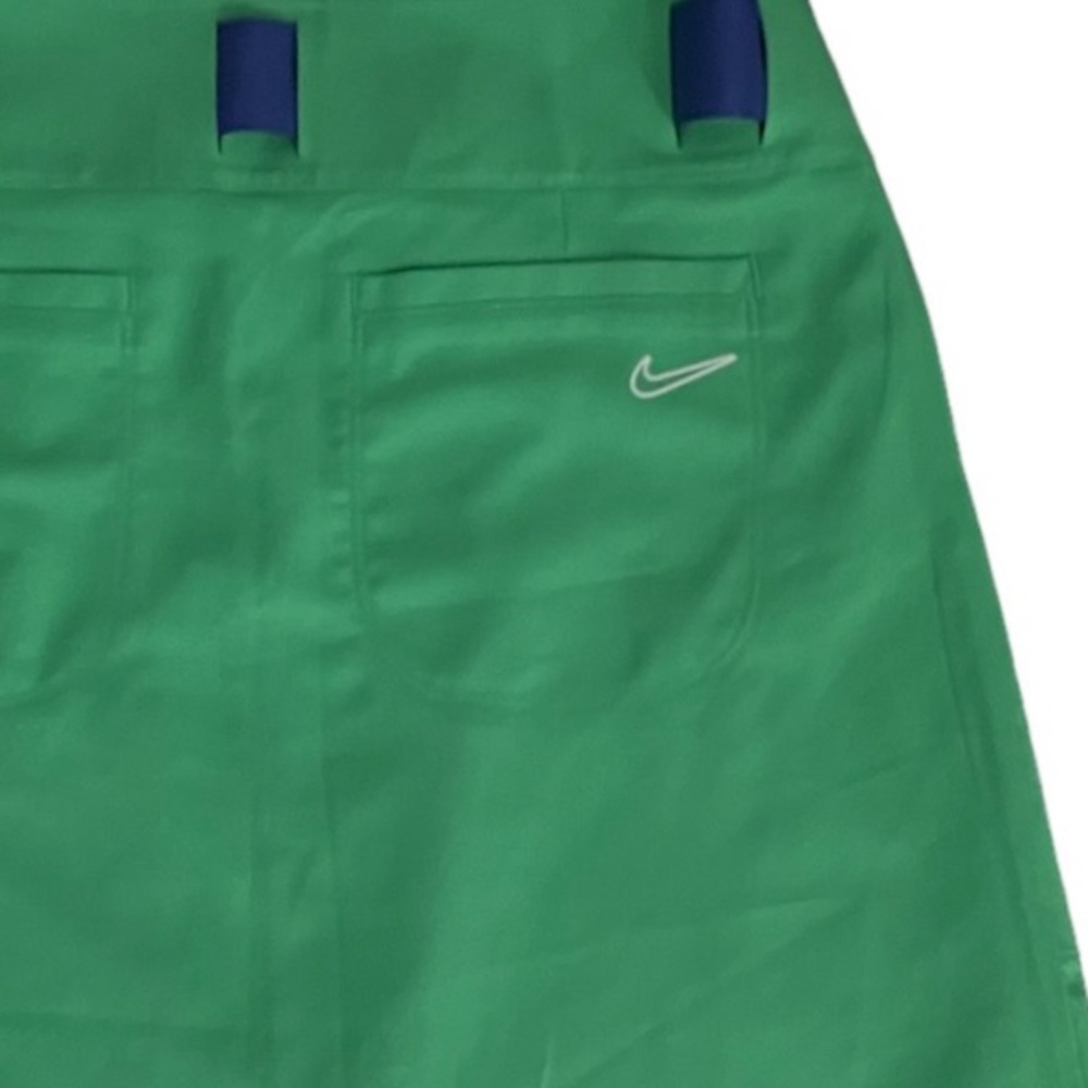 Nike Green and Navy Blue Golf Skirt with Contrast Bow - Picture 2 of 6